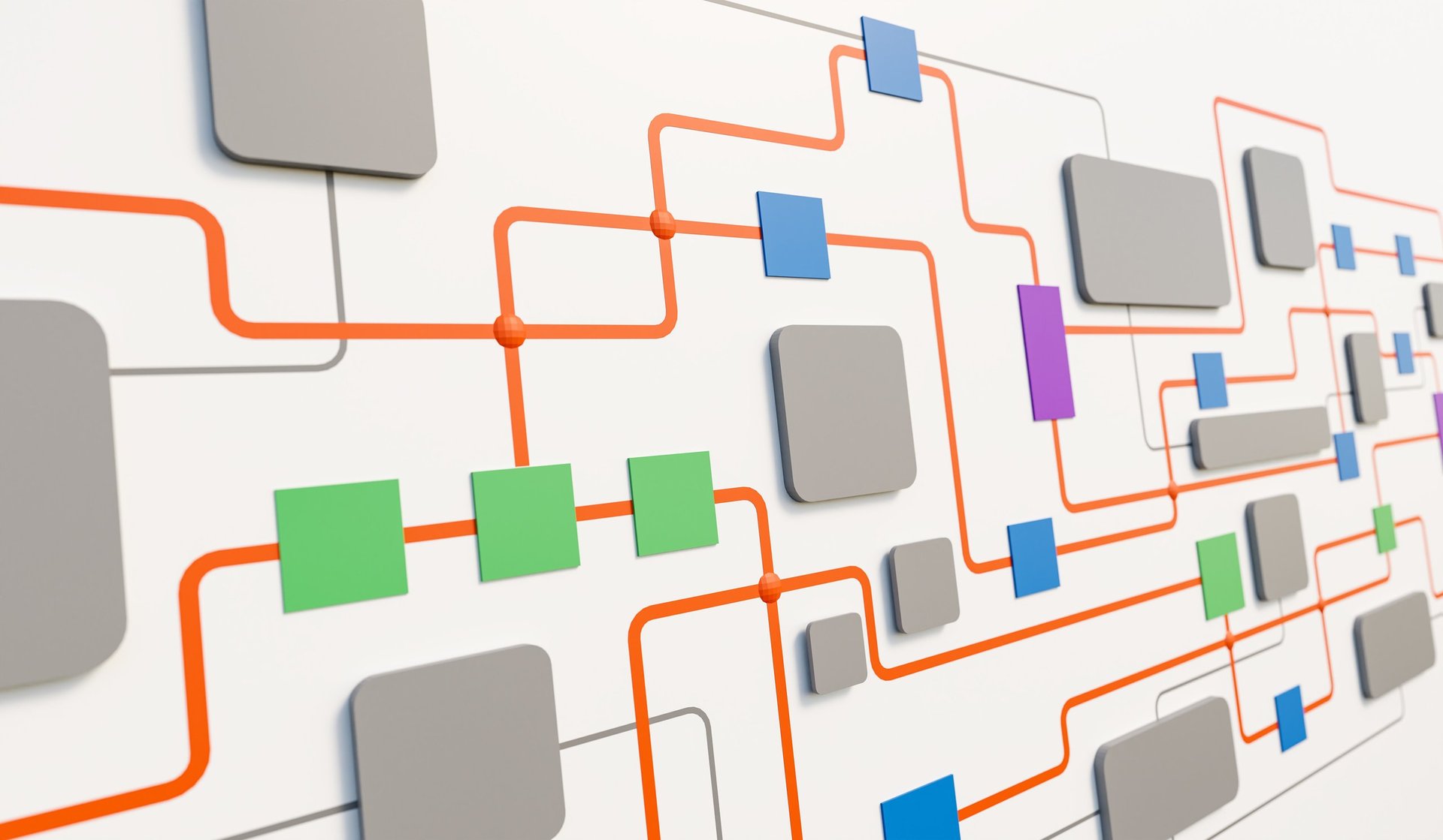 Connected acquisition system architecture visualization