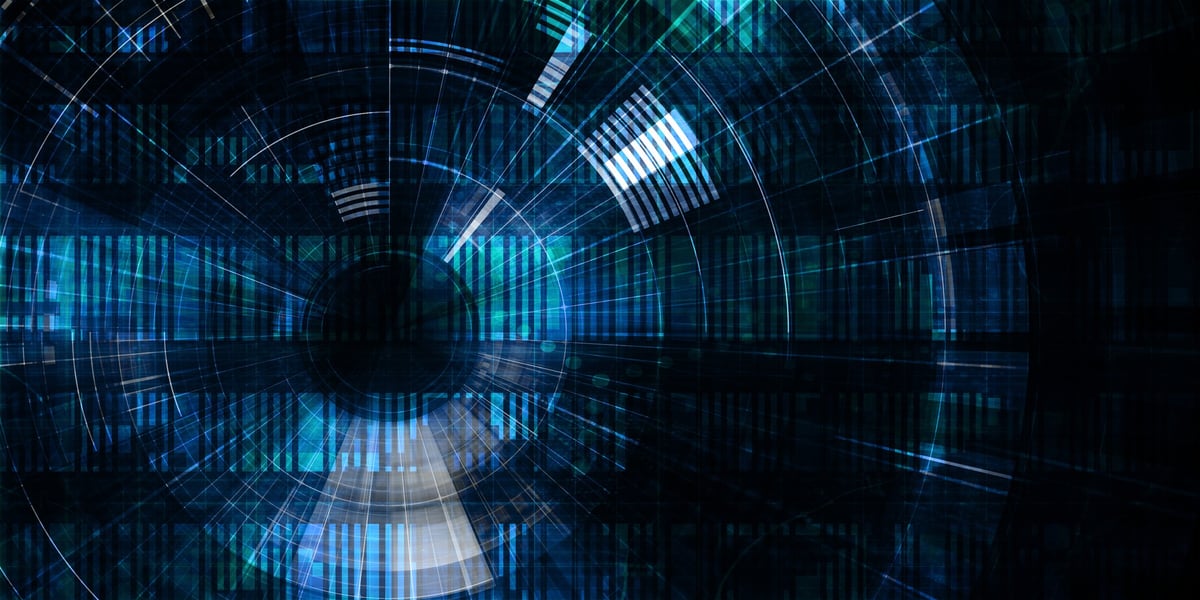 Abstract Cyber Defense And Network Security Background